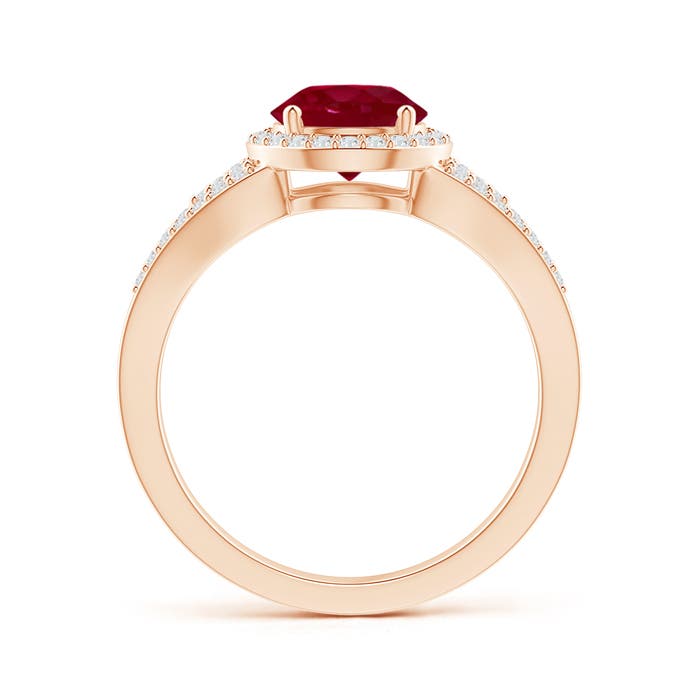 AA - Ruby / 1.71 CT / 14 KT Rose Gold