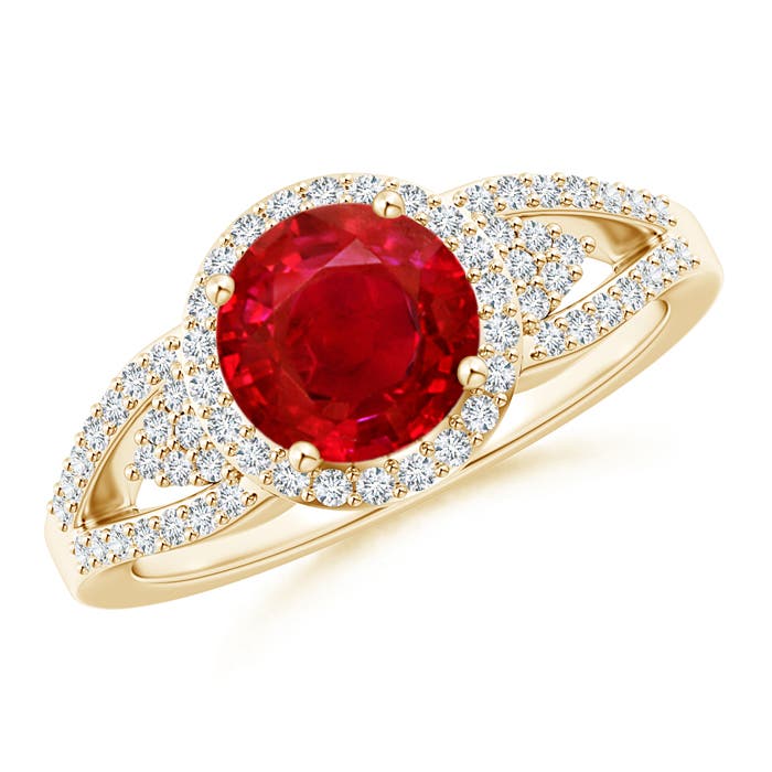 AAA - Ruby / 1.71 CT / 14 KT Yellow Gold