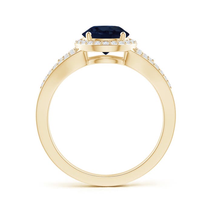 A - Blue Sapphire / 1.91 CT / 14 KT Yellow Gold