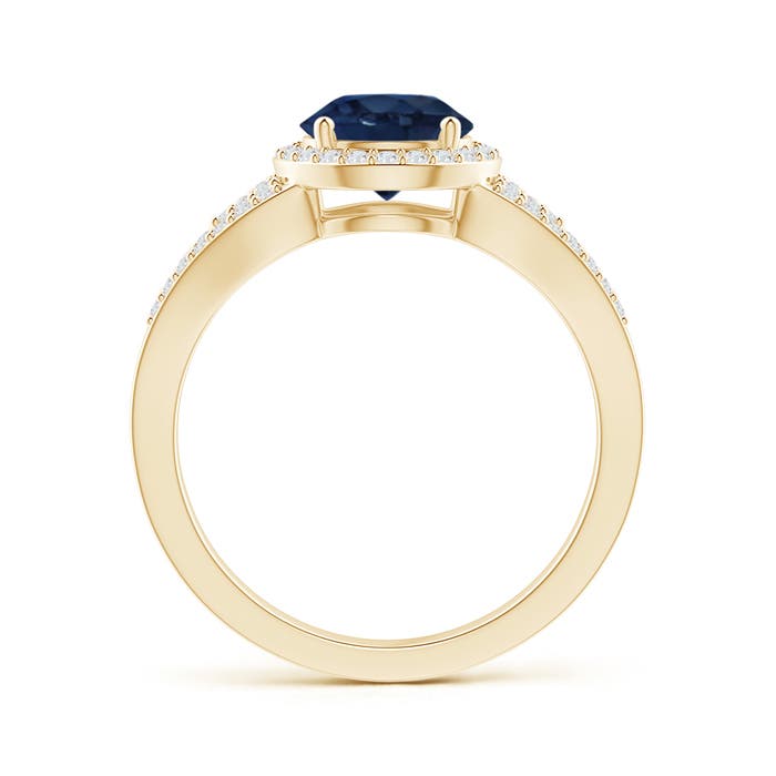 AA - Blue Sapphire / 1.91 CT / 14 KT Yellow Gold