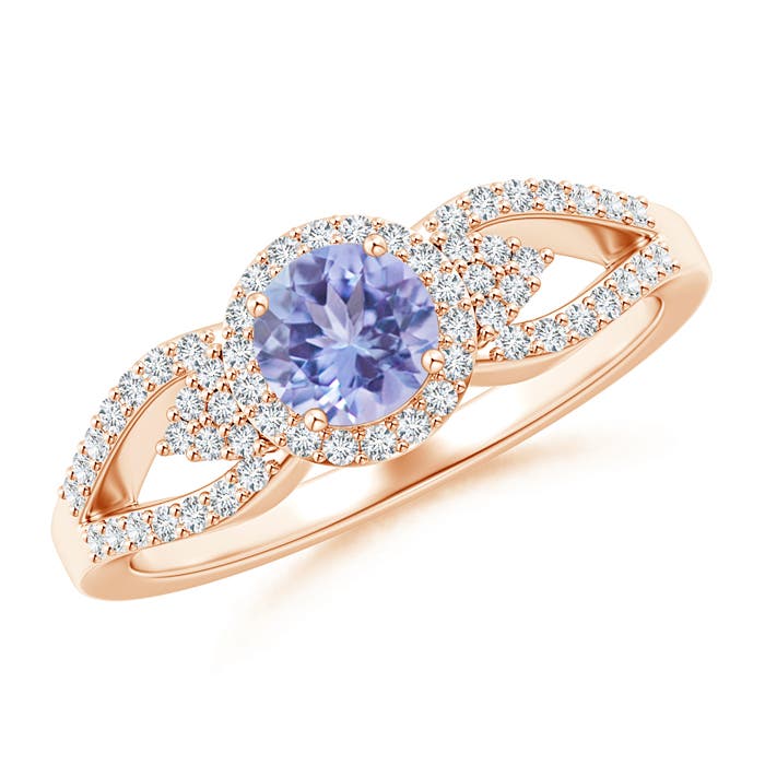 AA - Tanzanite / 0.79 CT / 14 KT Rose Gold