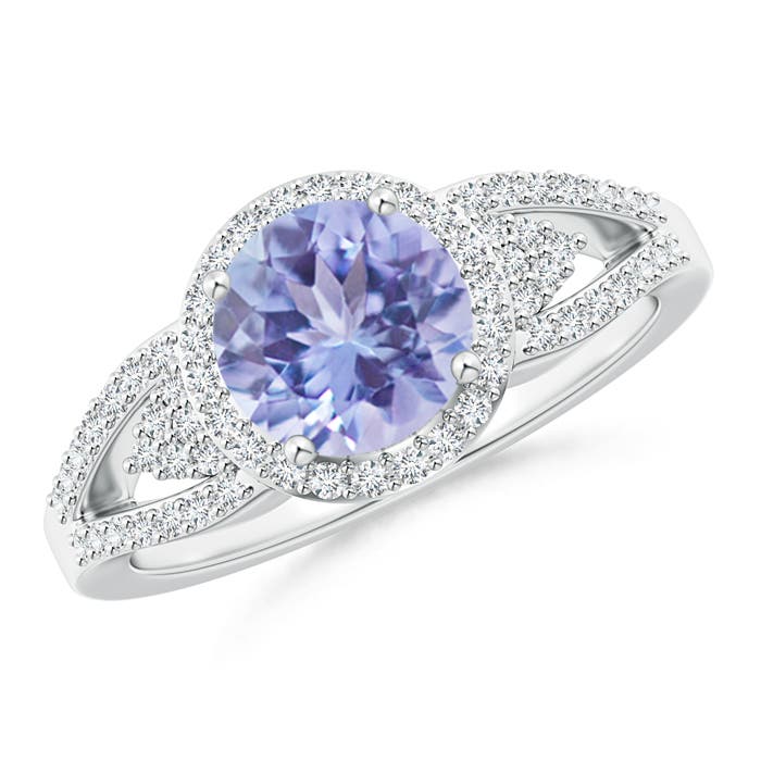 A - Tanzanite / 1.76 CT / 14 KT White Gold