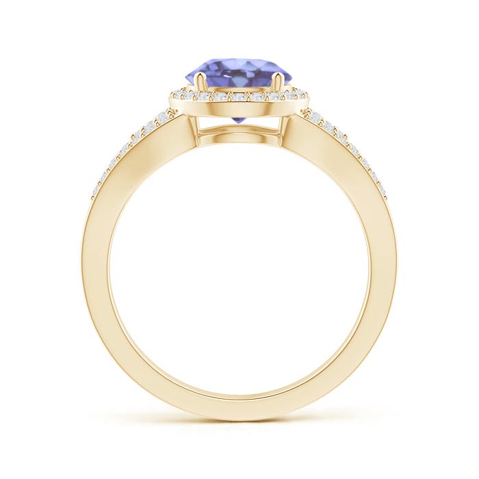 A - Tanzanite / 1.76 CT / 14 KT Yellow Gold