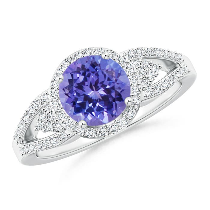 AA - Tanzanite / 1.76 CT / 14 KT White Gold