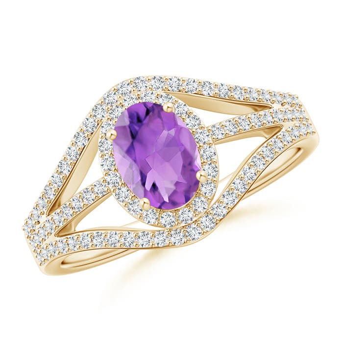 AA - Amethyst / 1.14 CT / 14 KT Yellow Gold