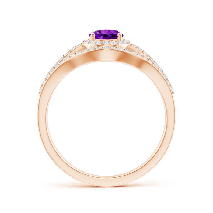 AAAA - Amethyst / 1.14 CT / 14 KT Rose Gold