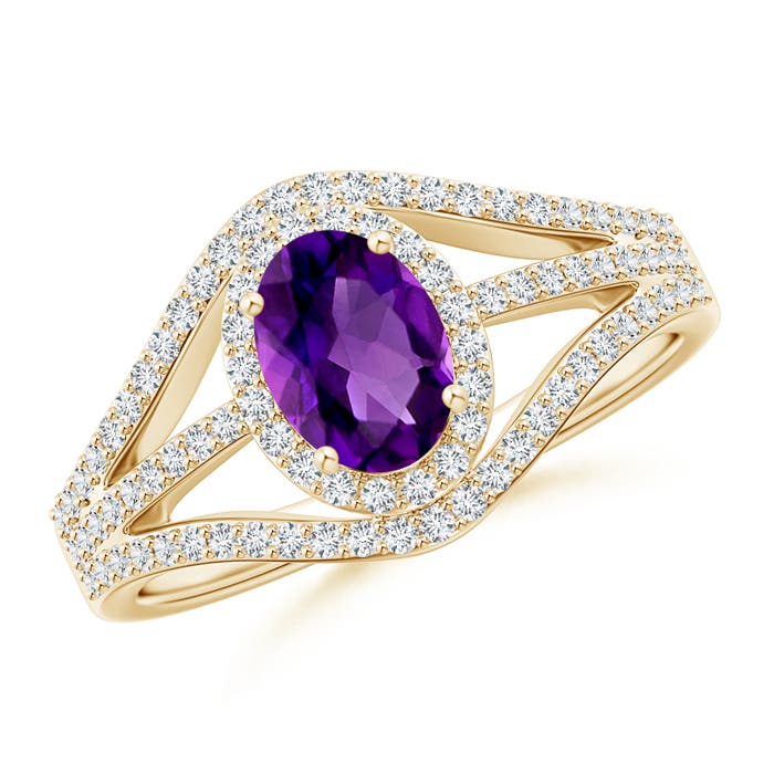 AAAA - Amethyst / 1.14 CT / 14 KT Yellow Gold