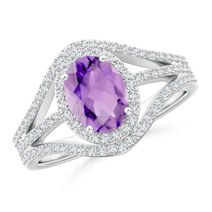 A - Amethyst / 1.62 CT / 14 KT White Gold