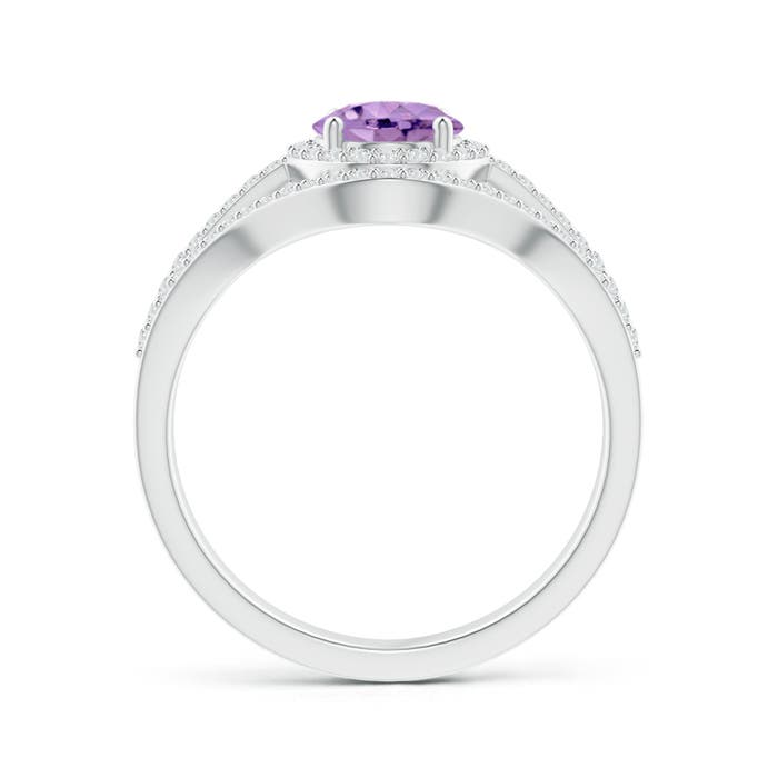 A - Amethyst / 1.62 CT / 14 KT White Gold