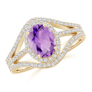 Oval A Amethyst