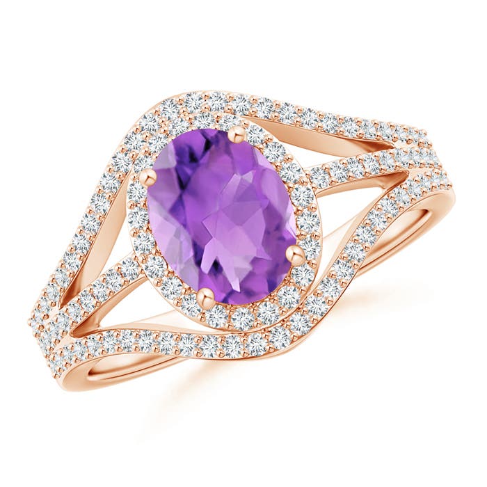 AA - Amethyst / 1.62 CT / 14 KT Rose Gold