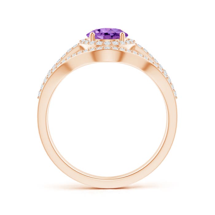 AA - Amethyst / 1.62 CT / 14 KT Rose Gold