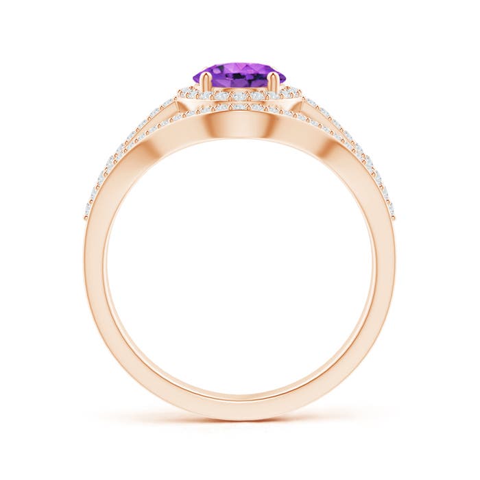 AAA - Amethyst / 1.62 CT / 14 KT Rose Gold