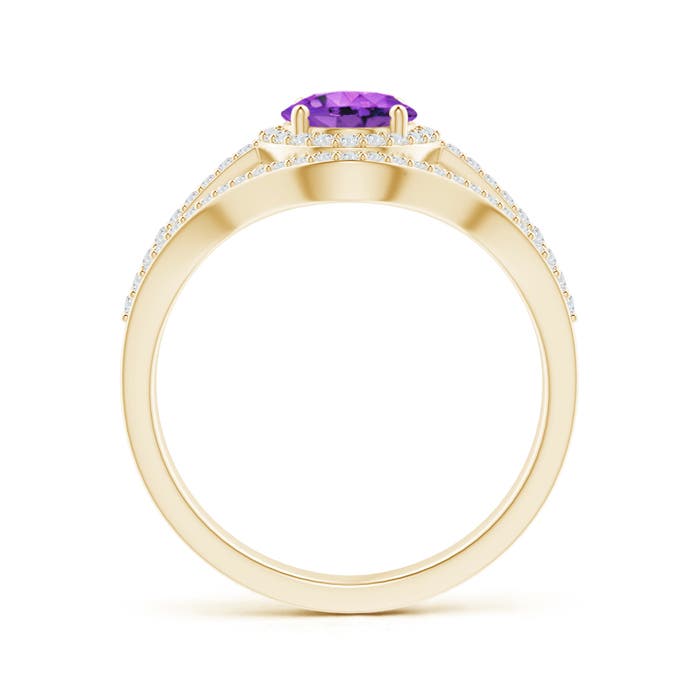 AAA - Amethyst / 1.62 CT / 14 KT Yellow Gold