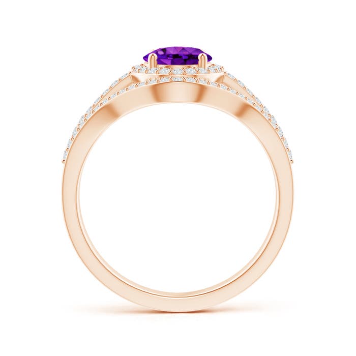 AAAA - Amethyst / 1.62 CT / 14 KT Rose Gold