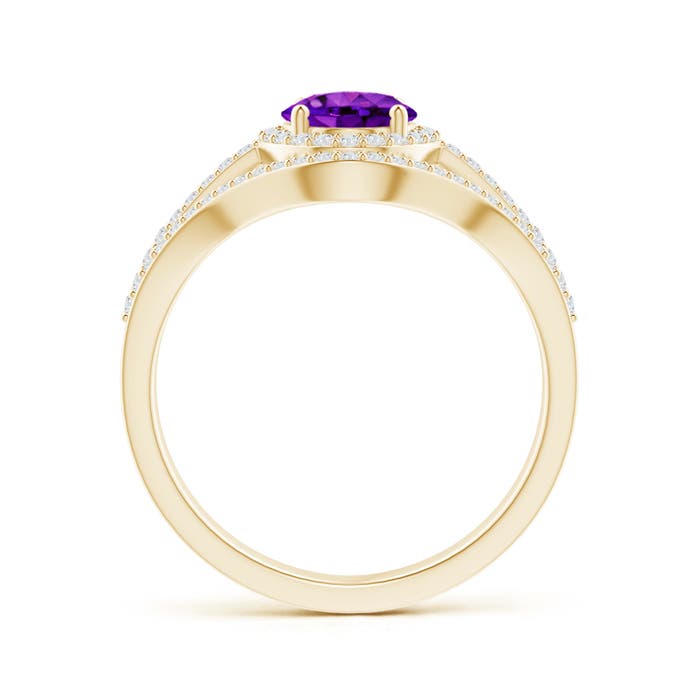 AAAA - Amethyst / 1.62 CT / 14 KT Yellow Gold