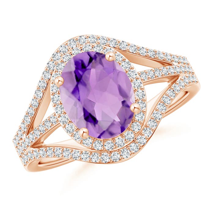 A - Amethyst / 2.09 CT / 14 KT Rose Gold