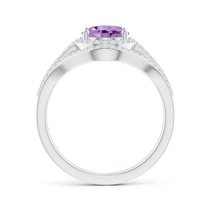 A - Amethyst / 2.09 CT / 14 KT White Gold