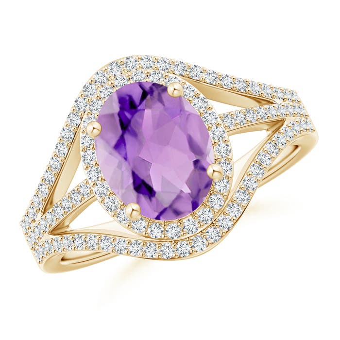 A - Amethyst / 2.09 CT / 14 KT Yellow Gold