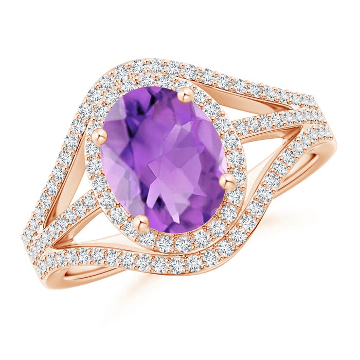 AA - Amethyst / 2.09 CT / 14 KT Rose Gold