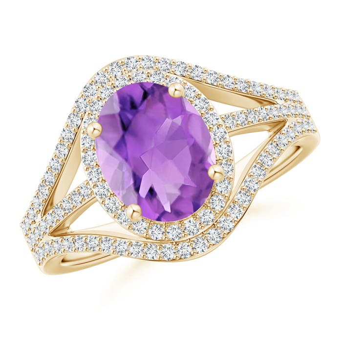 AA - Amethyst / 2.09 CT / 14 KT Yellow Gold