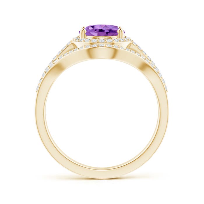 AA - Amethyst / 2.09 CT / 14 KT Yellow Gold