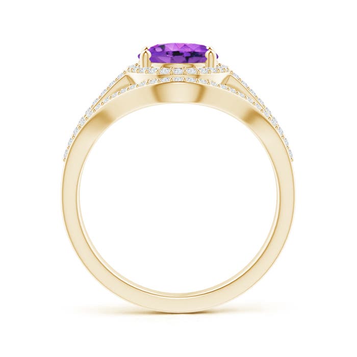 AAA - Amethyst / 2.09 CT / 14 KT Yellow Gold