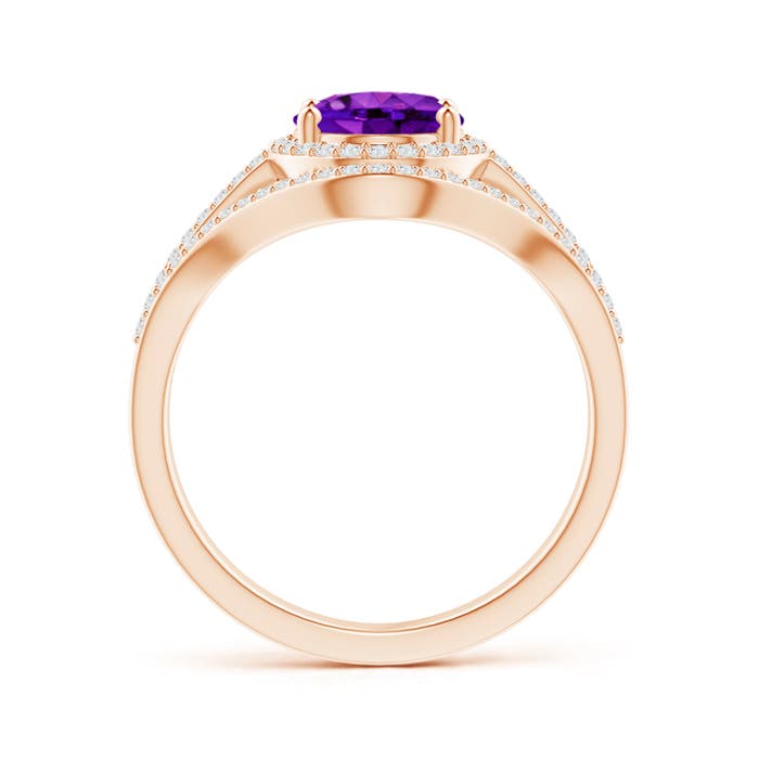 AAAA - Amethyst / 2.09 CT / 14 KT Rose Gold