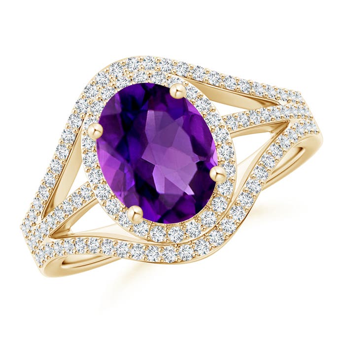 AAAA - Amethyst / 2.09 CT / 14 KT Yellow Gold