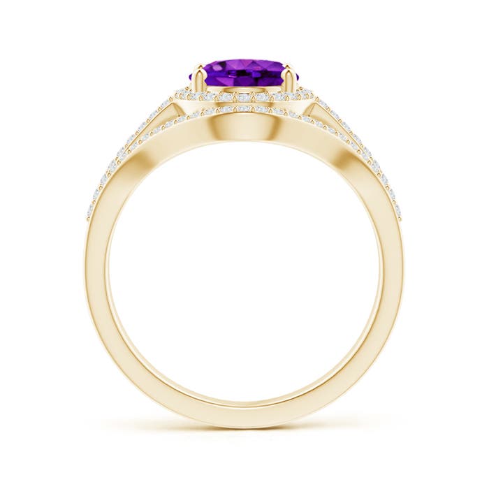 AAAA - Amethyst / 2.09 CT / 14 KT Yellow Gold