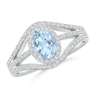 Oval AA Aquamarine