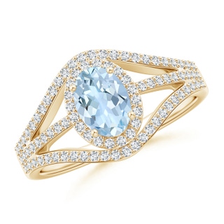 Oval AA Aquamarine