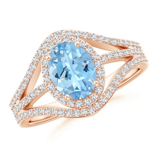 Oval AAAA Aquamarine