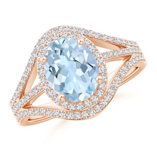 Oval AA Aquamarine