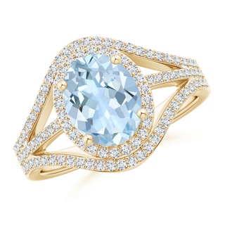 Oval AA Aquamarine