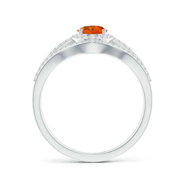 AAAA - Citrine / 1.19 CT / 14 KT White Gold