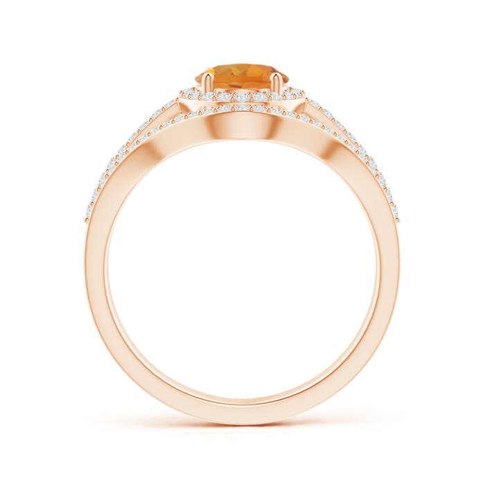 AA - Citrine / 1.57 CT / 14 KT Rose Gold