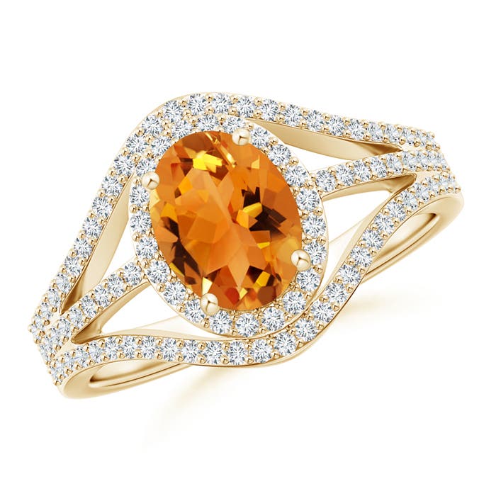 AAA - Citrine / 1.57 CT / 14 KT Yellow Gold