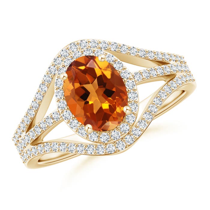 AAAA - Citrine / 1.57 CT / 14 KT Yellow Gold