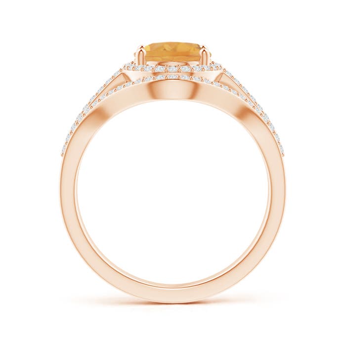 A - Citrine / 2.14 CT / 14 KT Rose Gold