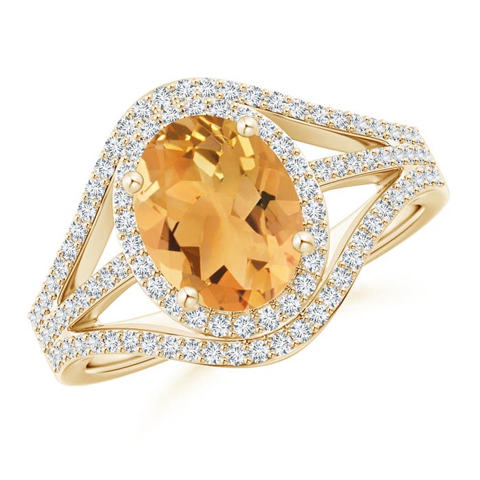 A - Citrine / 2.14 CT / 14 KT Yellow Gold