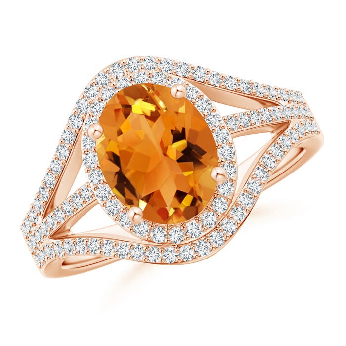 AAA - Citrine / 2.14 CT / 14 KT Rose Gold