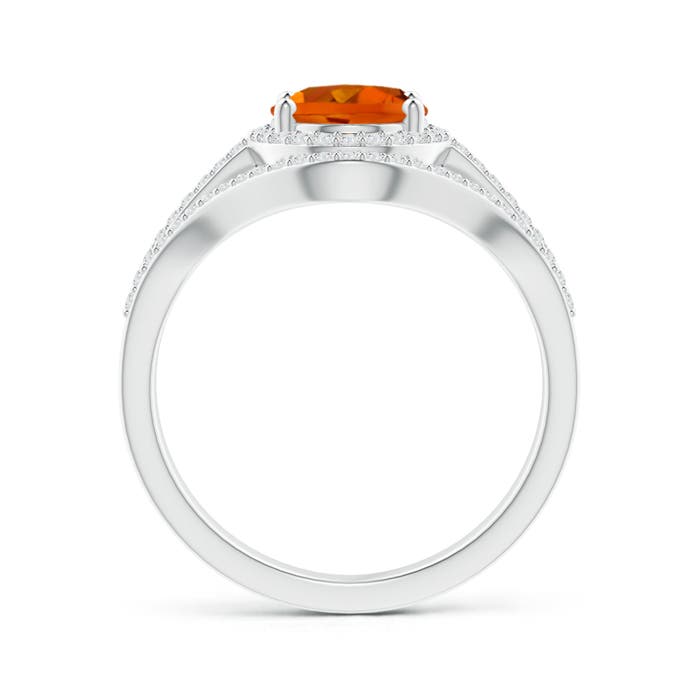 AAAA - Citrine / 2.14 CT / 14 KT White Gold