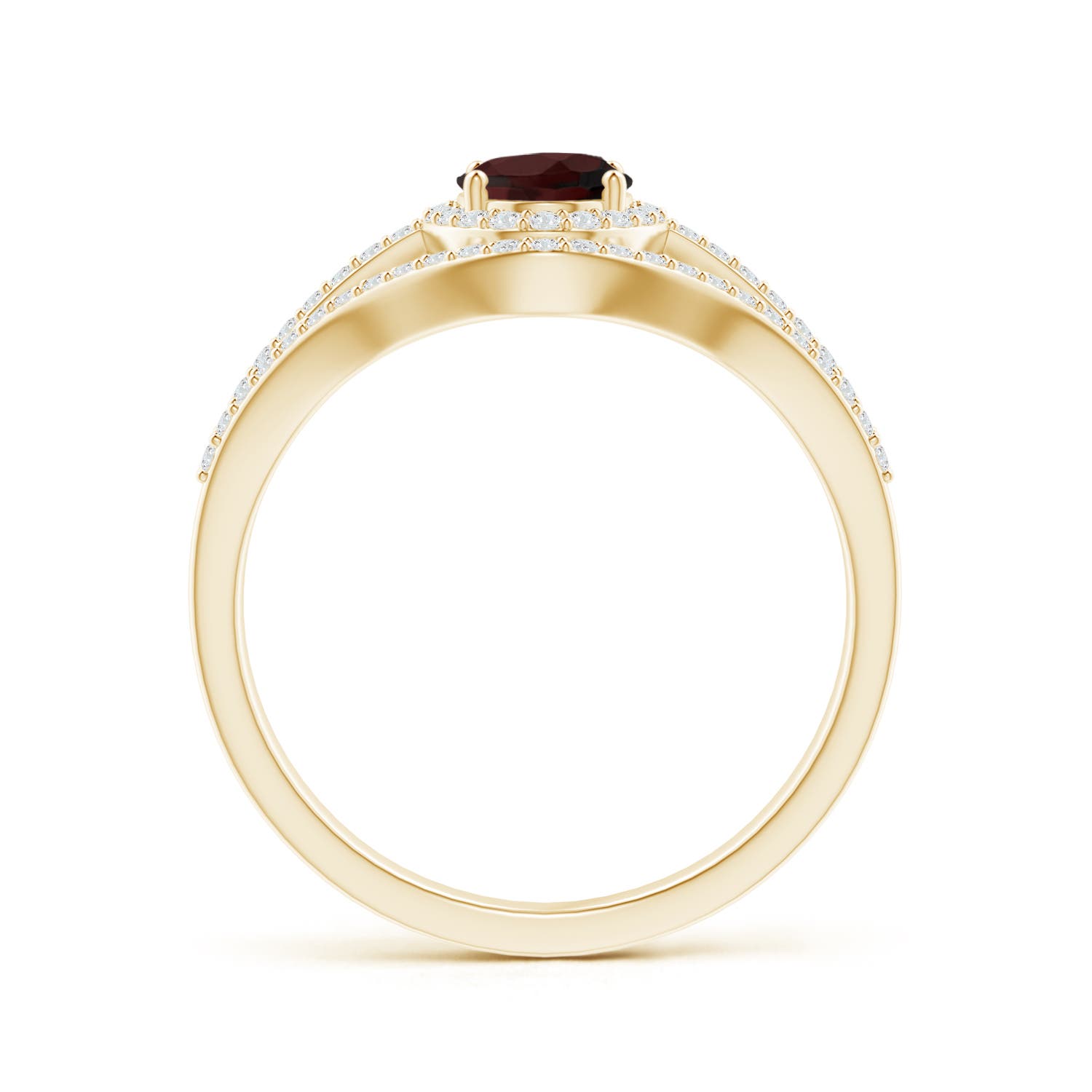 A - Garnet / 1.34 CT / 14 KT Yellow Gold