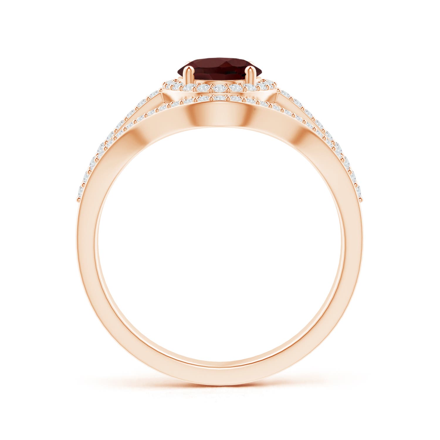 AA - Garnet / 1.92 CT / 14 KT Rose Gold