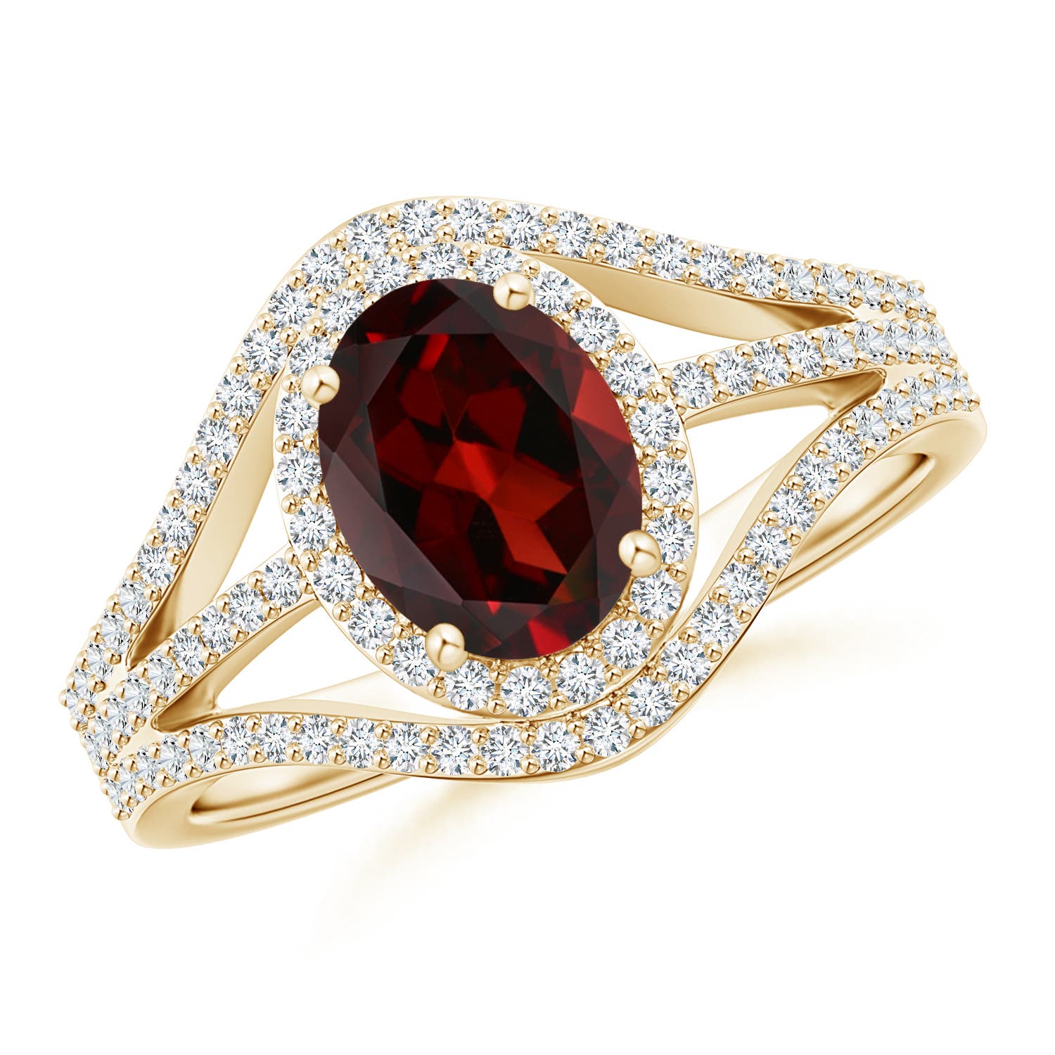 AAA - Garnet / 1.92 CT / 14 KT Yellow Gold