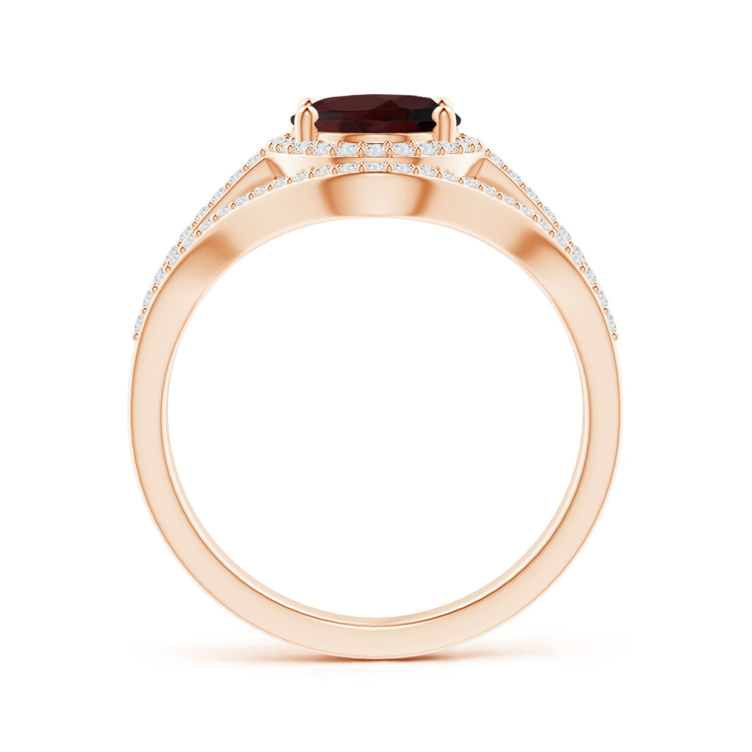 A - Garnet / 2.49 CT / 14 KT Rose Gold