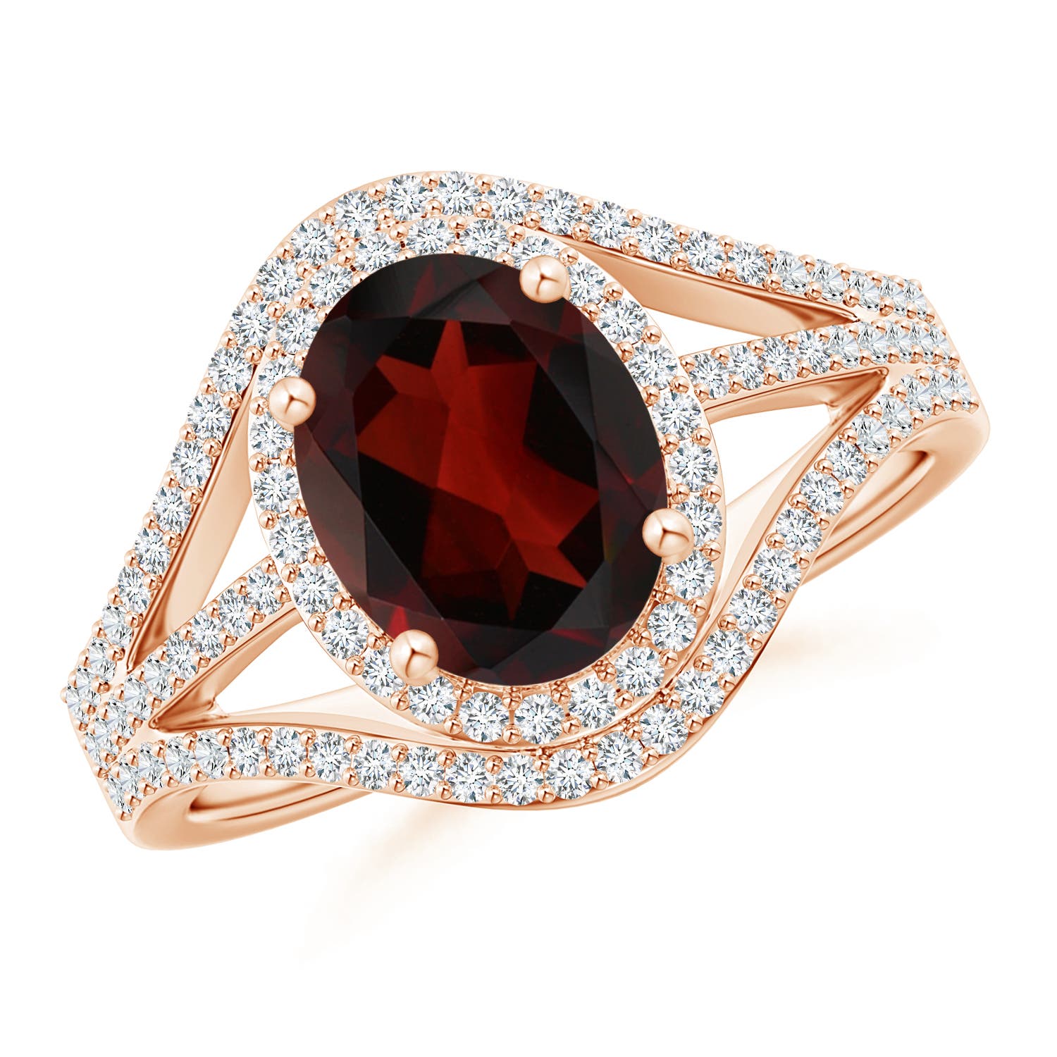 AA - Garnet / 2.49 CT / 14 KT Rose Gold