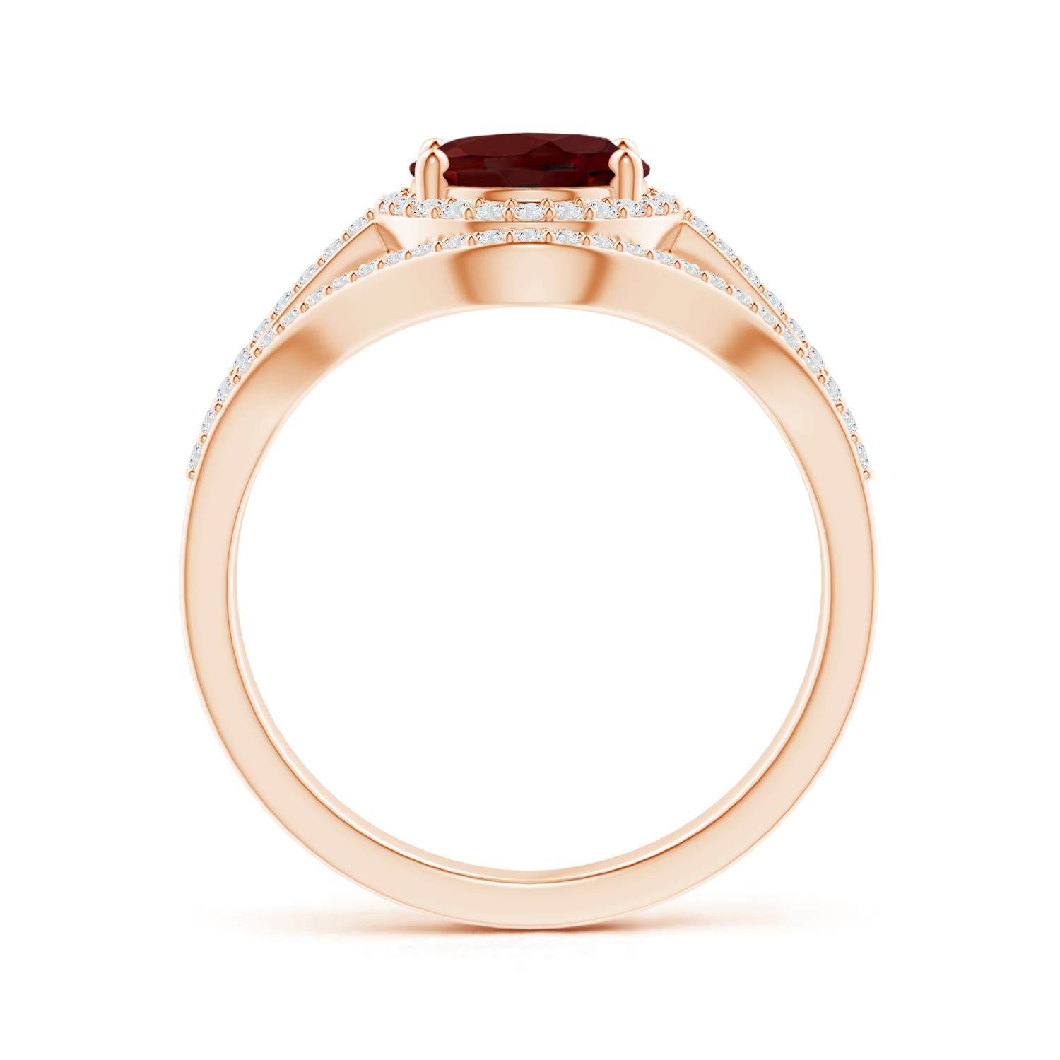 AAA - Garnet / 2.49 CT / 14 KT Rose Gold