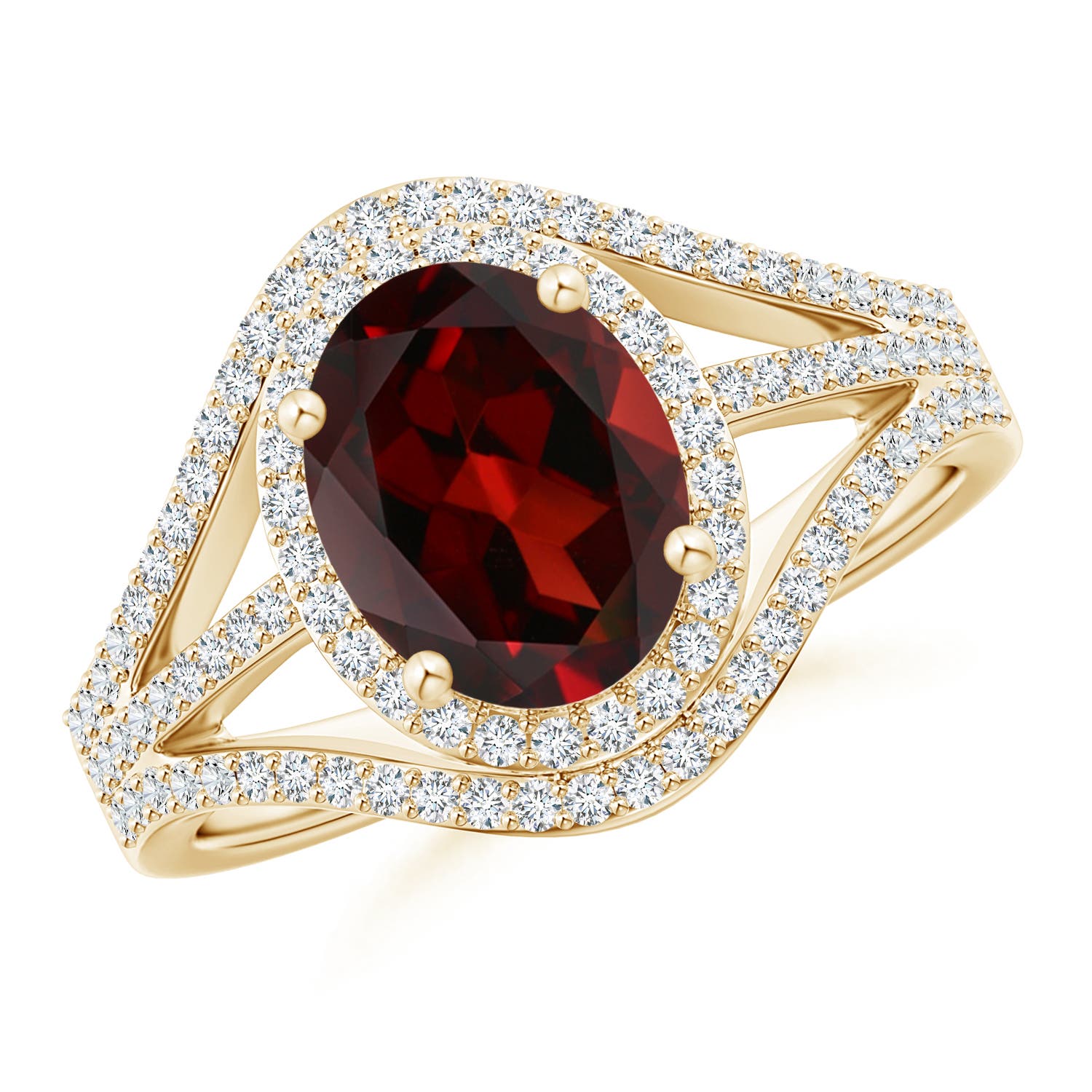 AAA - Garnet / 2.49 CT / 14 KT Yellow Gold